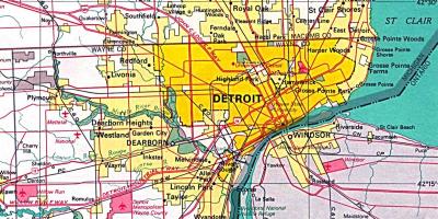 Detroit na karti