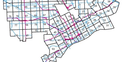 Detroit prostornog uređenja karti